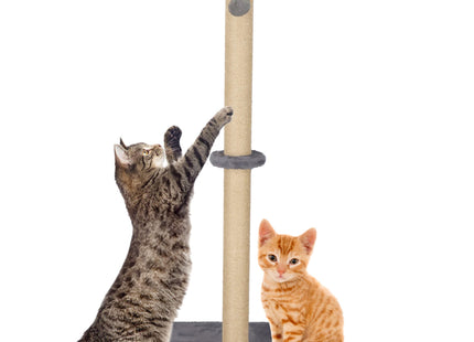 Krabpaal - Voor Katten - Meubelbescherming - 75 cm - Bruin/Donkergrijs