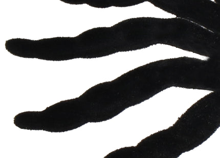 Halloween Decoratie - Spin - Fluffy - 2 Stuks - Zwart