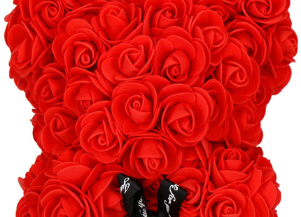 Rozen Beer | Rozenbeer | Rose Bear | Rozen Teddybeer | Liefde | Inclusief Giftbox | Valentijnsdag | 25 x 17 x 16 cm | Rood