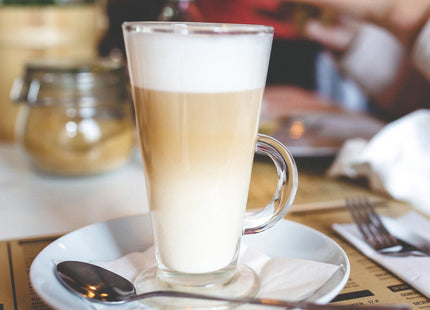 Latte - Dessertglazen Set van 6 - Handvat - 280 ML