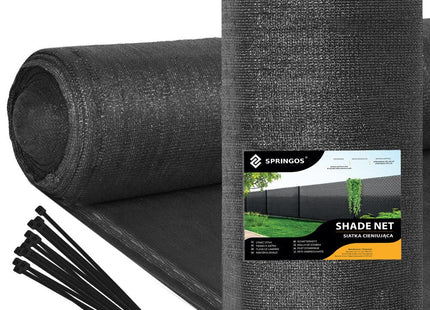 Zichtbreeknet | Zichtdoek | Privacynet | Schaduwdoek | Rol 1,5 x 10 m | 90 % Schaduw | 140g/m² | Antraciet