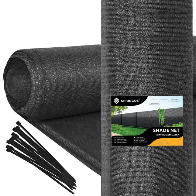 Zichtbreeknet | Zichtdoek | Privacynet | Schaduwdoek | Rol 1,5 x 50 m | 90 % Schaduw | 140g/m² | Antraciet