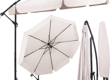 Parasol | Parasols | Kantelbaar | Met Ventilatie | Ecru | Ø300 cm