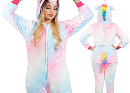 Onesie Volwassenen | Eenhoorn | Maat M | Multicolor