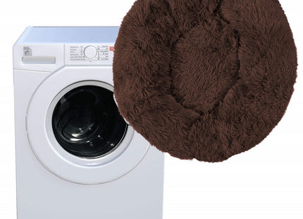 Hondenmand Donut | 80 cm | Donker Bruin