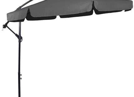 Zweef Parasol | Kantelbaar | Waterafstotend | Grafiet | Ø 350 CM