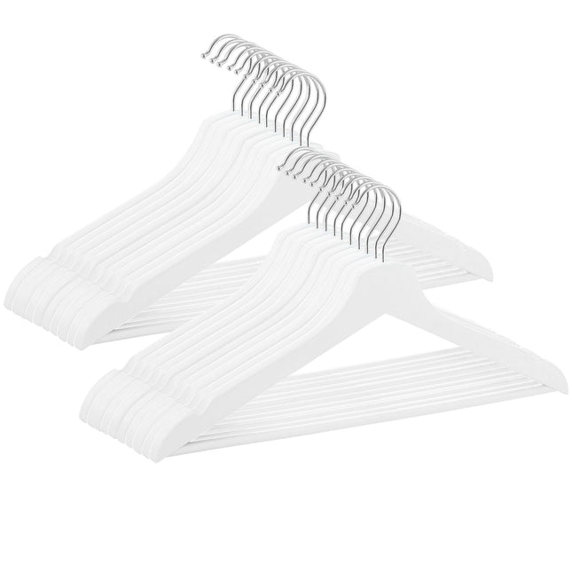 Kledinghangers | Kledinghanger | 20 Stuks | Wit