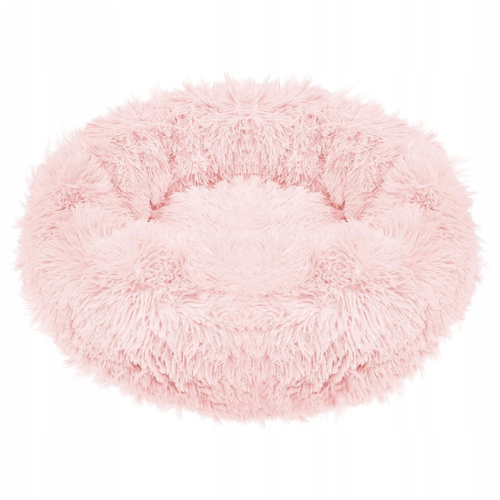Roze donut hondenmand van 80 centimeter
