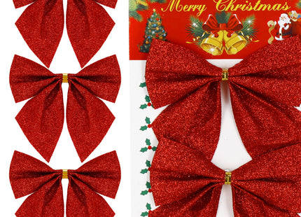 Kerstversiering | Kerstdecoratie Voor Binnen | Kersthanger | Kerststrik | 3 Stuks