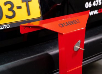 Carbolt 100 Trekhaakslot – Rood - Achterdeur Beveiliging voor Bedrijfswagen