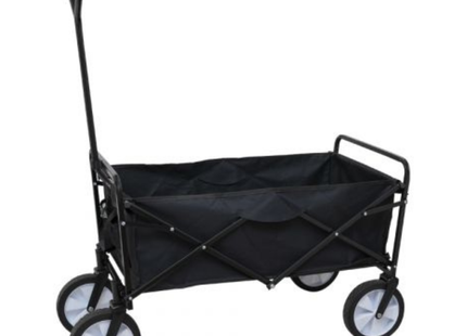 GardenGear Opvouwbare Bolderkar – 100 kg – Zwart – Allweather
