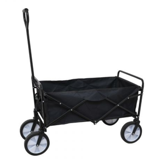 GardenGear Opvouwbare Bolderkar – 100 kg – Zwart – Allweather