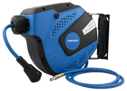 Tarsus Luchtslanghaspel 10 meter - Tot 8 Bar - Automatische Vergrendeling - Polypropyleen