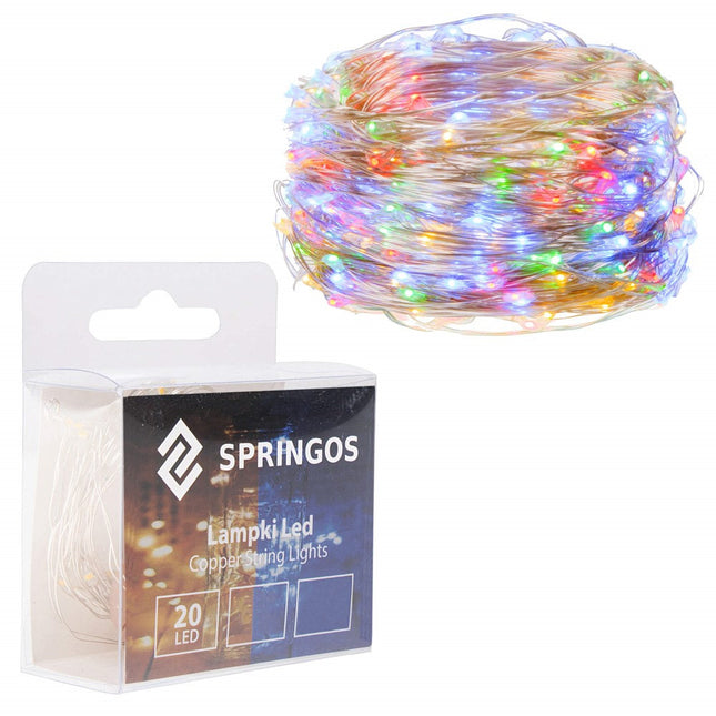 Draadverlichting Kerstverlichting | 1.9 m | Waterdicht | Op Batterij | LED-Verlichting | Multicolor