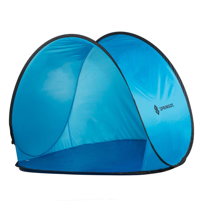 Strandtent | Pop-Up Strandtent | UV Filter | Inclusief Draagtas | 120 x 150 x 110 cm | Blauw