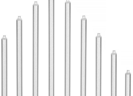 LED Kaarsenbrug | Batterijen | Zilver | Warm Wit