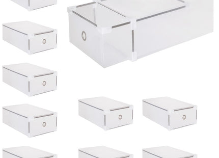 Schoenenbox | Sneakerbox | Kunststof | Transparant | 1 Stuk | 34 x 22,5 x 13 cm