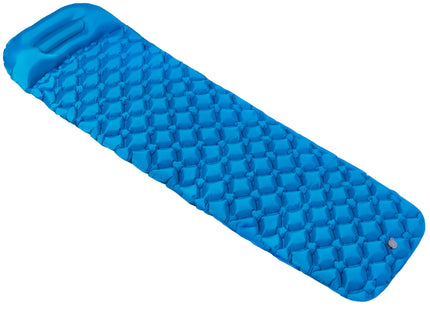 Slaapmat | Zelfopblazend | Inclusief Hoes | Blauw | 190x58x4 Cm