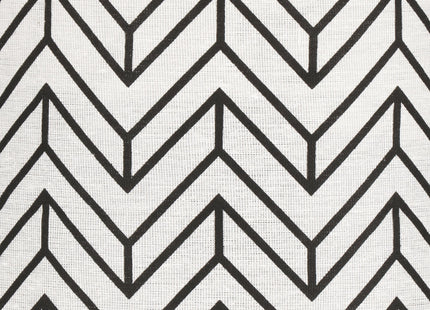 Opbergmand - Speelgoedmand - Kledingmand - Organizer - Handvatten - Geometrisch - Zwart - Wit