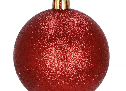 Kerstballen | 72 Stuks | Rood/Wit