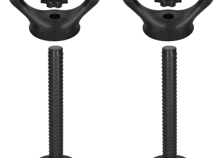 Dumbbellset - 6 in 1 Springos Kettlebell Pro Set - 20 KG - Halter Verlengstuk - Verstelbaar - Complete Set - Thuis Sporten - Zwart