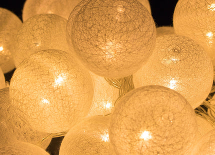 Fairy Lights | 6 m | 30 LED | 30 Bollen | Warm Wit