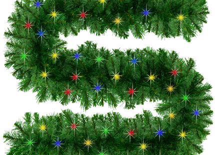 Kerstslinger | 2,7 m | Lichtgevend | Multicolor | Warm Wit | 50 Led