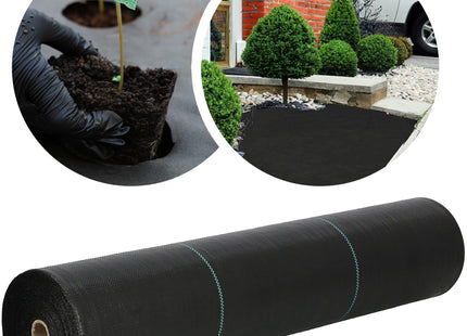 Worteldoek - Anti -Onkruid - Beschermfolie - 70g - 1,6X10 M - Zwart