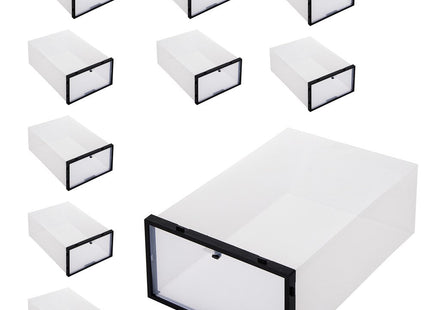 Schoenenbox | Sneakerbox | Kunststof | Transparant | 1 Stuk | 34 x 23 x 13.5 cm