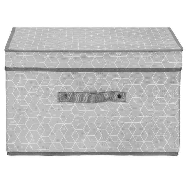 Speelgoedkist - Opvouwbaar - Grijs - 25x40x30 cm