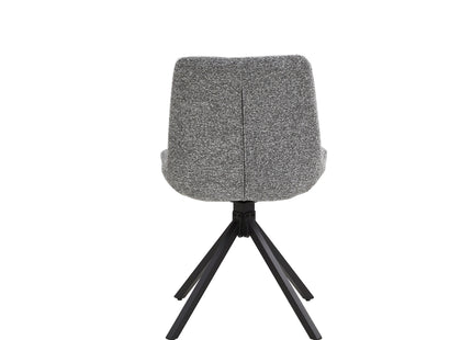Set van 2 Eetkamerstoelen – Antraciet – Vergaderstoelen – Stoelen – Draaibaar