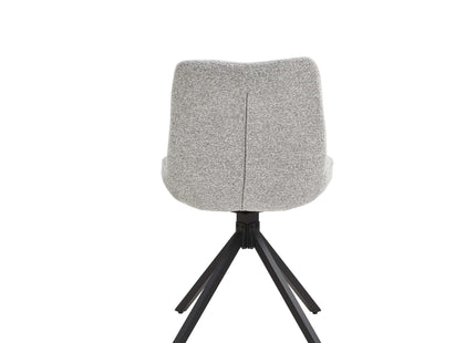 Set van 2 Eetkamerstoelen – Naturel/Créme – Vergaderstoelen – Stoelen – Draaibaar