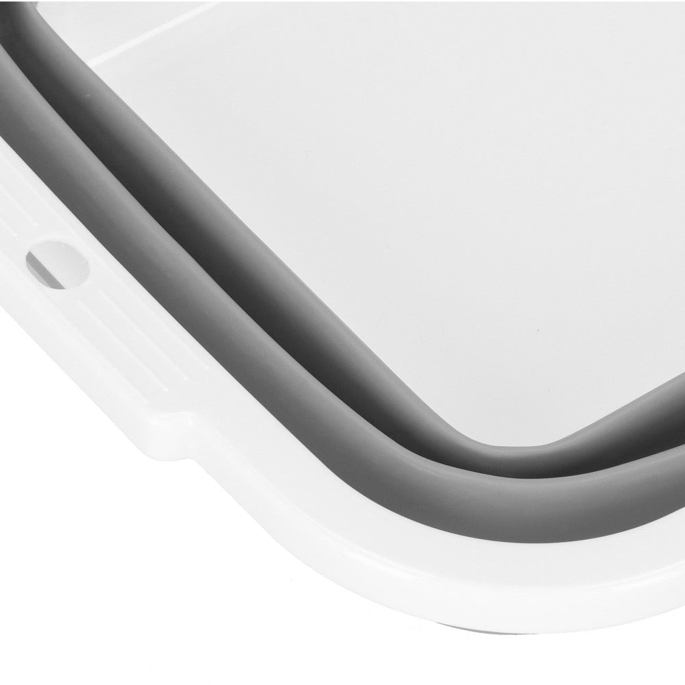 Wasmand | Opvouwbare Wasmand | 8.5L | Grijs/Wit