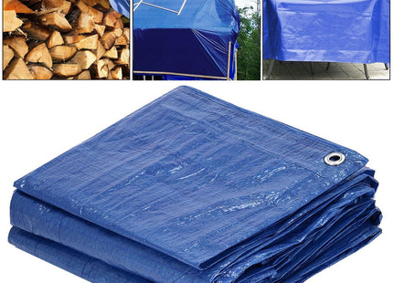 Afdekzeil | Dekzeil | Zeildoek | Waterdicht | PVC | 8 x 4 m | 60 g/m2 | Blauw