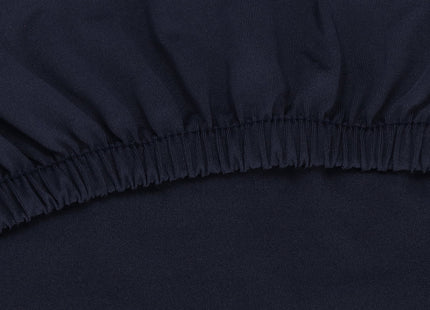 Velvet Stoelhoes - Voor Eetkamerstoelen - Met Stretch - Blauw