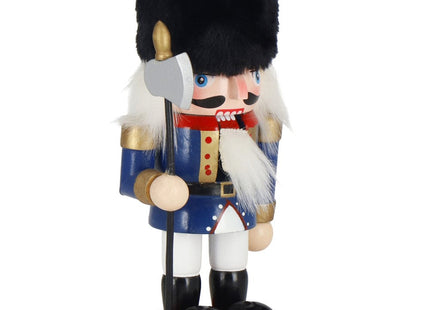 Notenkraker Kerst | Houten Soldaat | Kerstversiering | Multicolor | 16 cm