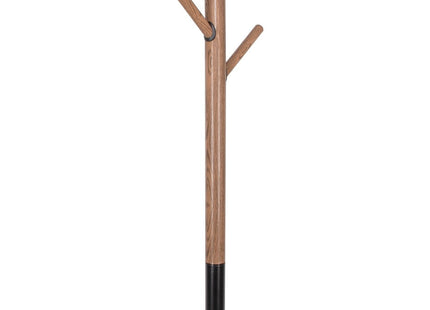 Kapstok Staand | Kapstok | 6 Haken | 180 cm | Metaal | Zwart/Bruin