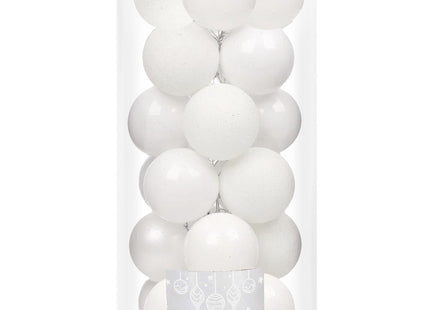 Kerstballen | 20 Stuks | 4 cm | Wit