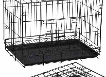 Hondenbench | 50 x 42 x 34 cm | Hond / Kat | 50 x 42 x 34 cm | Zwart