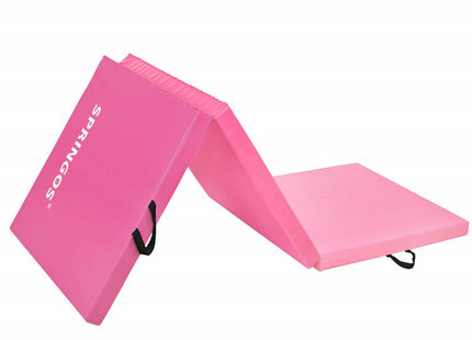 Fitnessmat | 3 Delig | 180 x 60 x 5.5 cm | Roze