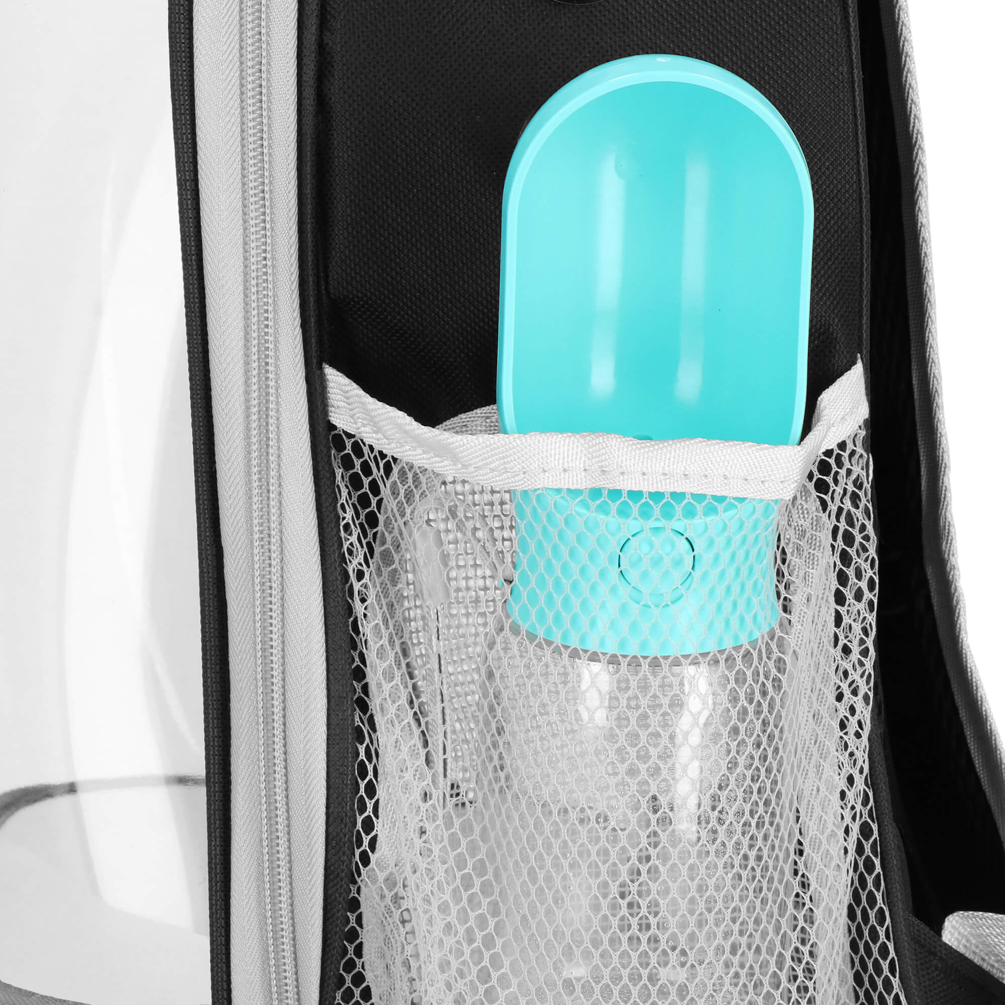 Rugzak voor Huisdieren - Reisrugzak - Draagtas - Transporttas - Huisdieren - Kat -  12 KG - 40 x 32 x 22 cm - Grijs