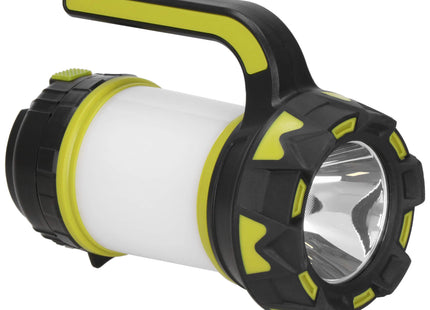 Zaklamp  - Multifunctioneel - Led - Powerbank - 6 Functies - Wit/Zwart