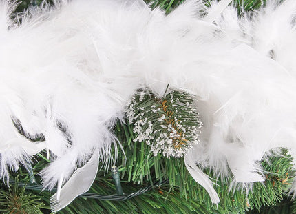 Kerstboa | Kerstslinger | 1.8 m | Wit