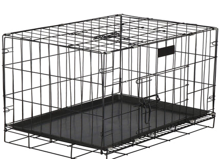 Hondenbench - Opvouwbaar - Kooi - Zwart - 93 x 67 x 56,5 cm