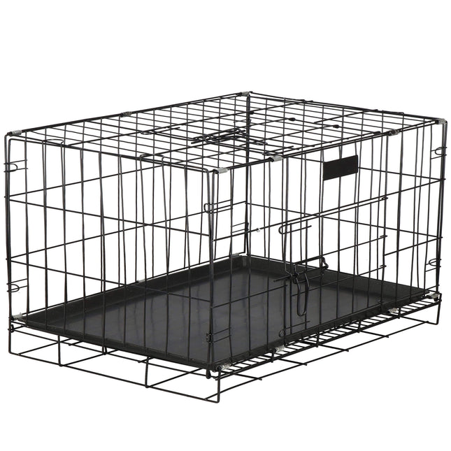 Hondenbench - Opvouwbaar - Kooi - Zwart - 93 x 67 x 56,5 cm