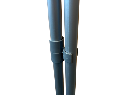 Stoffer en Blik met Steel - Stofblik op Steel - Set van 6 stuks - 3 Turquoise en 3 Grijs - Lobbyset met Bezem