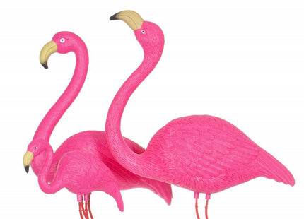 Flamingo | Tuinsteker | 70 cm | Set Van 3 | Roze