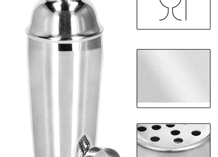 Cocktail Set | 12-Delige Cocktail Shaker Set | RVS | Zilverkleurig