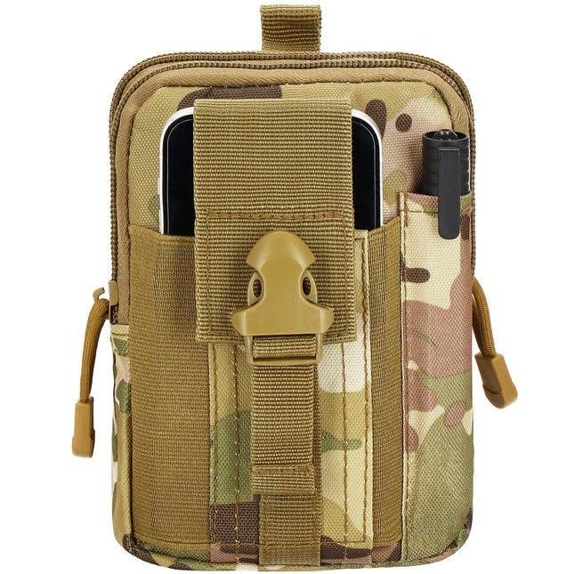 Heuptas - Riem - Buidel set - Polyester - Ritssluiting - Militair - Groen