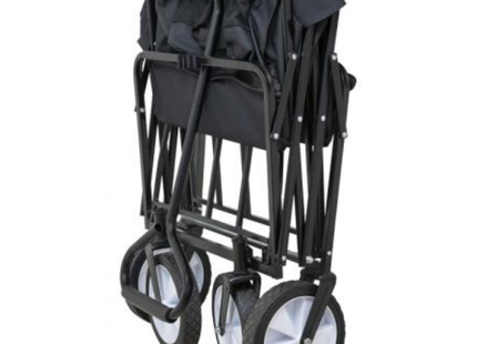 GardenGear Opvouwbare Bolderkar – 100 kg – Zwart – Allweather